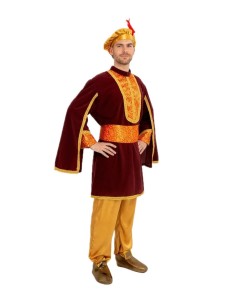 Disfraz Paje Melchor de alta calidad, ideal para carnaval, fiestas temáticas y eventos especiales. 2