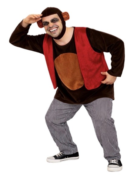 Disfraz Mono Asesino Talla L Nuevo | Disfraces Adultos El Rey del Carnaval