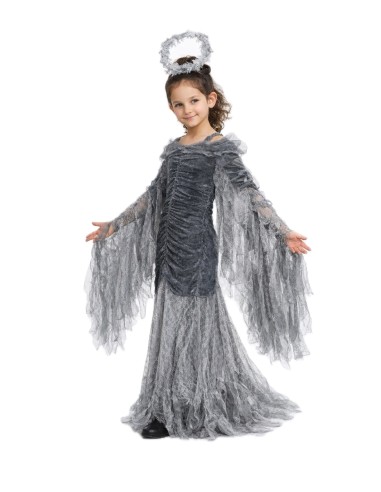 Disfraz Angel Negro 8/10 Nuevo | Disfraces Infantiles El Rey del Carnaval