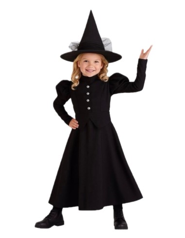 Disfraz Bruja Negra - de alta calidad, ideal para carnaval, fiestas temáticas y eventos especiales