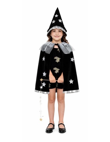 Disfraz de Bruja Magica de alta calidad, ideal para carnaval, fiestas temáticas y eventos especiales.
