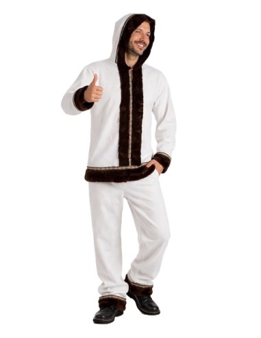 Eskimo-Kostüm Größe L - Hochwertige Qualität, ideal für Karneval, Themenpartys und besondere Veranstaltungen.