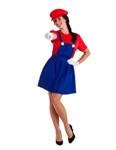 Disfraz Fontanera Videojuego Talla M - de alta calidad, ideal para carnaval, fiestas temáticas y eventos especiales