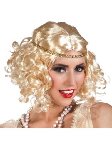Blonde cabaret wig - high quality, ideal for carnival, themed parties, and special events
