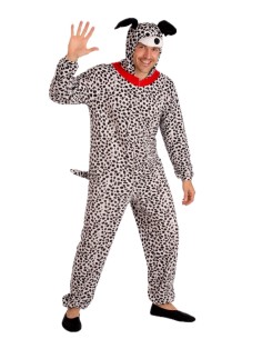Dalmatiner-Kostüm Größe L - Hochwertige Qualität, ideal für Karneval, Themenpartys und besondere Veranstaltungen.
