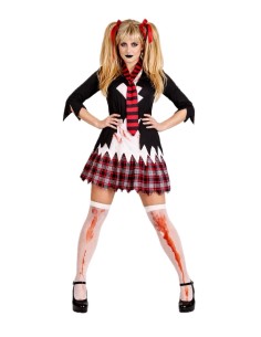 Disfraz Colegiala Siniestra Talla M - de alta calidad, ideal para carnaval, fiestas temáticas y eventos especiales