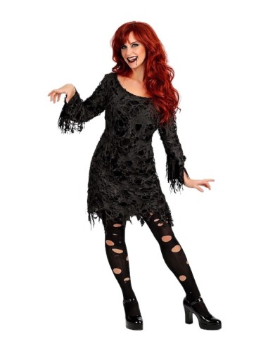 Fantasia de Mulher Zumbi Tamanho M - de alta qualidade, ideal para o carnaval, festas temáticas e eventos especiais.