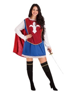 Disfraz Mosquetera Talla M - de alta calidad, ideal para carnaval, fiestas temáticas y eventos especiales