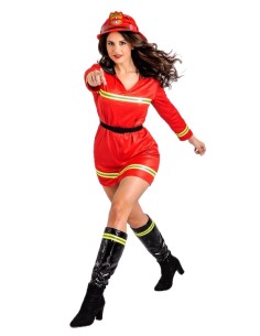Disfraz Bombera Talla M - de alta calidad, ideal para carnaval, fiestas temáticas y eventos especiales 2