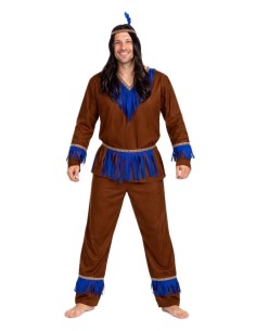 Indianer Kostüm Größe L - von hoher Qualität, ideal für Karneval, thematische Partys und besondere Veranstaltungen.