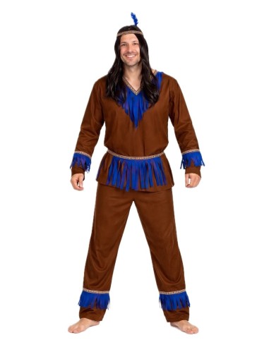 Indianer Kostüm Größe L - von hoher Qualität, ideal für Karneval, thematische Partys und besondere Veranstaltungen.