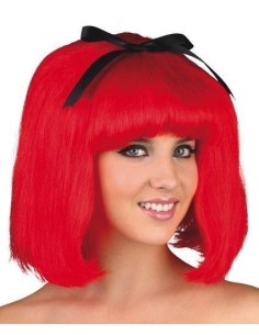Peluca mery rojo - de alta calidad, ideal para carnaval, fiestas temáticas y eventos especiales