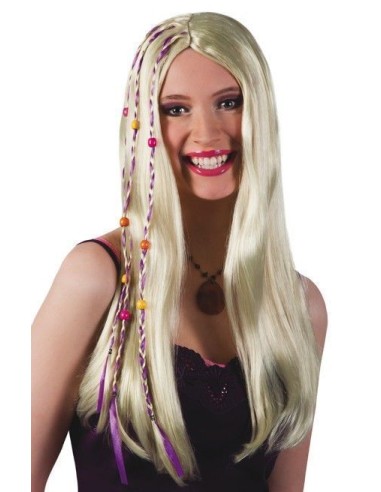 Peruca de menina feliz - de alta qualidade, ideal para carnaval, festas temáticas e eventos especiais.