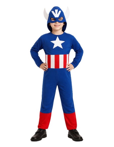 Disfraz Heroe Americano - de alta calidad, ideal para carnaval, fiestas temáticas y eventos especiales