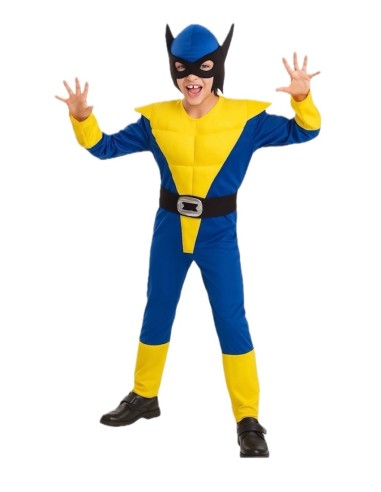 Costume Lupo Giallo - di alta qualità, ideale per il carnevale, feste a tema ed eventi speciali