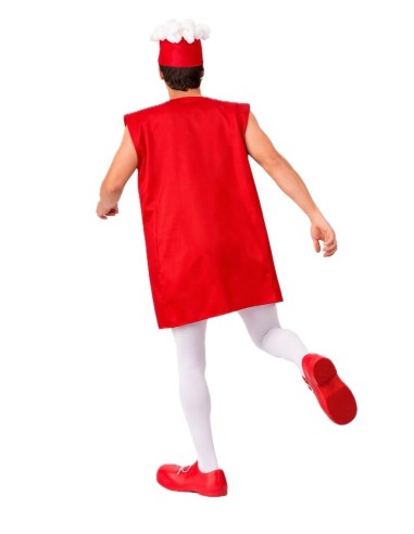 Disfraz Caja Palomitas Talla L | Disfraces Adultos El Rey del Carnaval