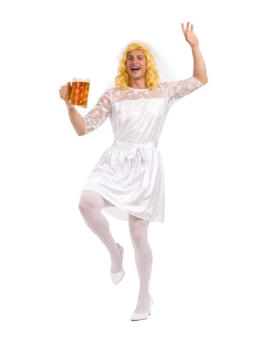 Disfraz Novia Hombre Talla L | Disfraces Adultos El Rey del Carnaval