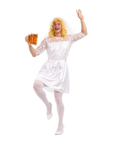 Disfraz Novia Hombre Talla L | Disfraces Adultos El Rey del Carnaval