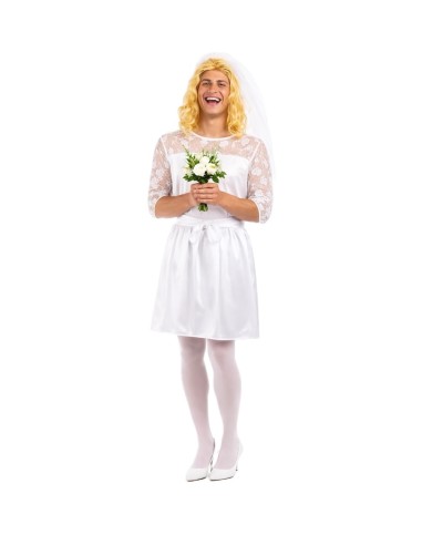 Disfraz Novia Hombre Talla L | Disfraces Adultos El Rey del Carnaval