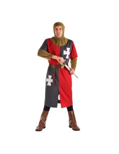 Disfraz Medieval Gris Talla L - de alta calidad, ideal para carnaval, fiestas temáticas y eventos especiales