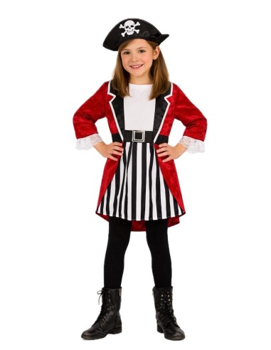 Piratenkostüm für Mädchen - von hoher Qualität, ideal für Karneval, Themenpartys und besondere Veranstaltungen.
