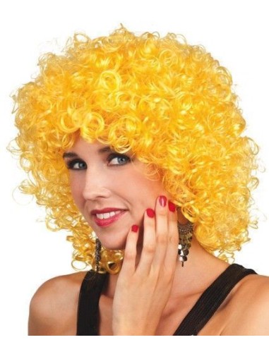Yellow wig - high quality, perfect for carnival, themed parties, and special events