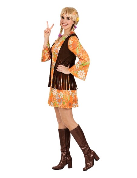 Disfraz Hippy Mujer Talla M | Disfraces Adultos El Rey del Carnaval