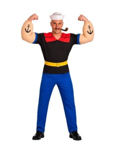 Disfraz Marino Forzudo Talla L - de alta calidad, ideal para carnaval, fiestas temáticas y eventos especiales