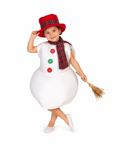Snowman Costume 8/10 Years | Children's Costumes The Carnival King