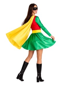 Super Robin Kostüm Größe M - hochwertig verarbeitet, ideal für Karneval, Themenpartys und besondere Veranstaltungen. 2