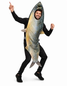 Disfraz Sardina de alta calidad, ideal para carnaval, fiestas temáticas y eventos especiales. 2