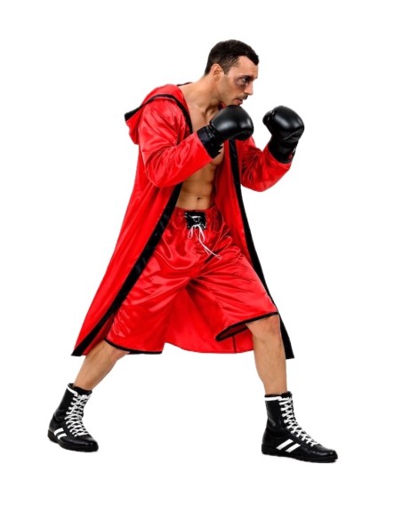 Red Boxer Costume Size L | Adult Costumes The Carnival King