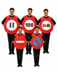 Verkehrsschild-Kostüm Größe L – hochwertige Qualität, ideal für Karneval, Themenpartys und besondere Veranstaltungen