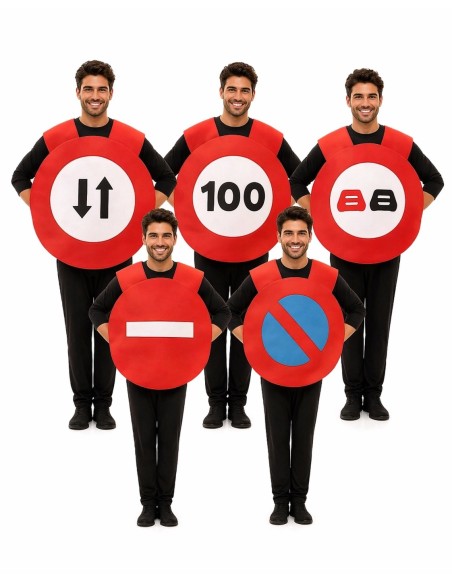 Disfraz Señal Trafico Talla L - de alta calidad, ideal para carnaval, fiestas temáticas y eventos especiales