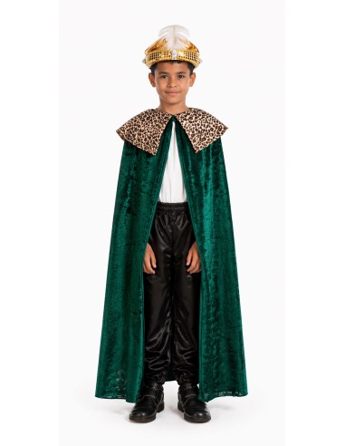 Capa Rey Baltasar, Príncipe o Paje  8/10 Años - de alta calidad, ideal para carnaval, fiestas temáticas y eventos especiales