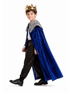 Capa Rey Melchor, Príncipe o Paje 8/10 Años - de alta calidad, ideal para carnaval, fiestas temáticas y eventos especiales 2