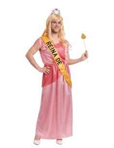 Disfraz Princesa Rosa Hombre Talla L - de alta calidad, ideal para carnaval, fiestas temáticas y eventos especiales