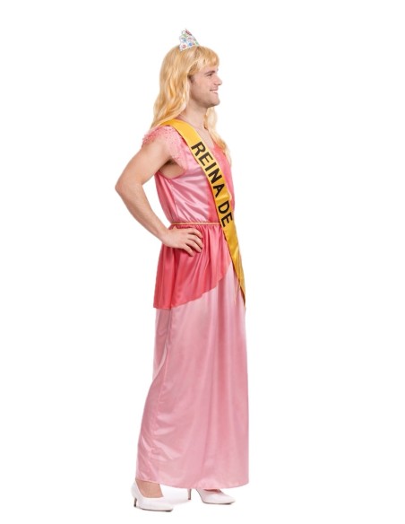 Disfraz Princesa Rosa Hombre Talla L | Disfraces Adultos El Rey del Carnaval