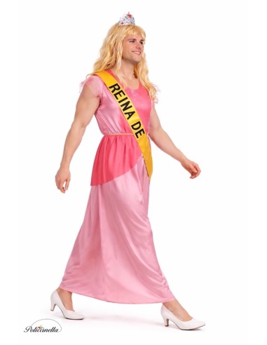 Disfraz Princesa Rosa Hombre Talla L | Disfraces Adultos El Rey del Carnaval