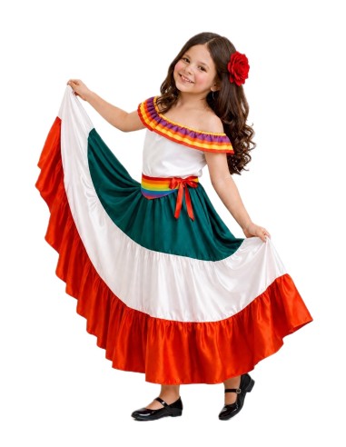 Disfraz Mejicana - de alta calidad, ideal para carnaval, fiestas temáticas y eventos especiales
