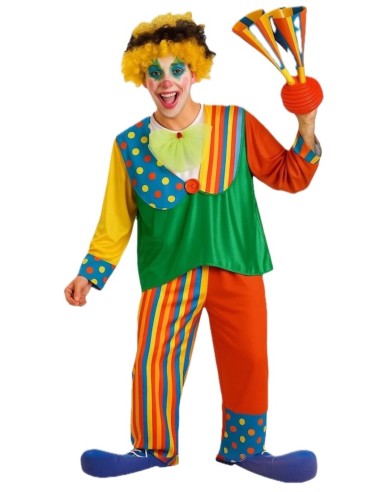 Disfraz Payaso Hombre Talla L - de alta calidad, ideal para carnaval, fiestas temáticas y eventos especiales