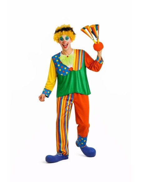 Disfraz Payaso Hombre Talla L | Disfraces Adultos El Rey del Carnaval