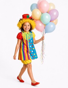 Disfraz Payasa - de alta calidad, ideal para carnaval, fiestas temáticas y eventos especiales 2