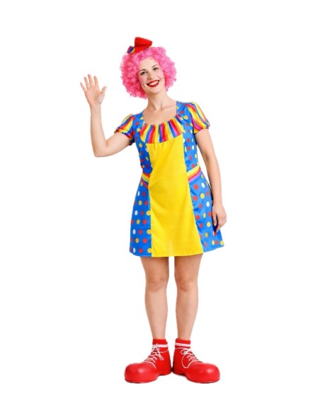 Disfraz Payasa Talla M - de alta calidad, ideal para carnaval, fiestas temáticas y eventos especiales