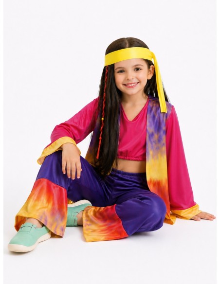 Disfraz Hippy Niña | Disfraces Infantiles El Rey del Carnaval