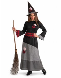Déguisement Sorcière à Patchs Taille M - de haute qualité, idéal pour le carnaval, les fêtes à thème et les événements spéciaux