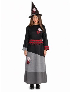 Disfraz Bruja Remiendos Talla M - de alta calidad, ideal para carnaval, fiestas temáticas y eventos especiales 2