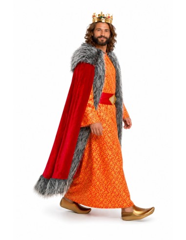 Disfraz Rey Melchor Pelo Gris Talla L Nuevo | Disfraces Adultos El Rey del Carnaval
