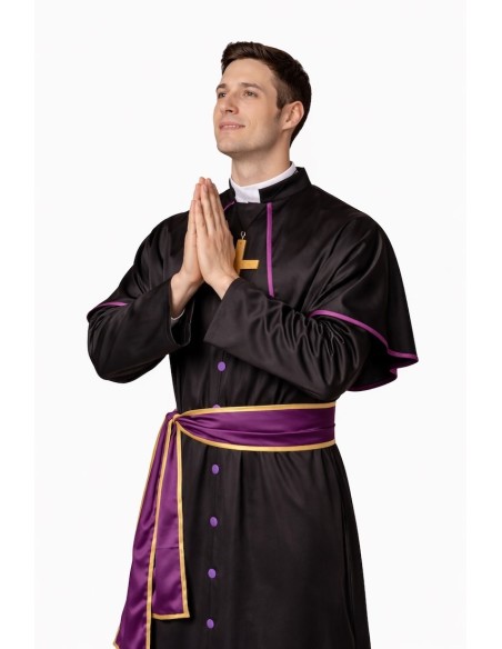 Costume Priest Monsignor Size L | Adult Costumes The King of Carnival