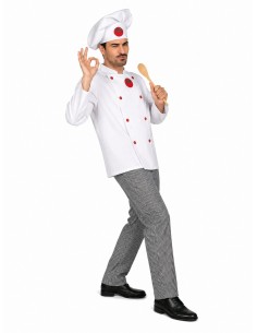 Disfraz Cocinero Talla L - de alta calidad, ideal para carnaval, fiestas temáticas y eventos especiales 2